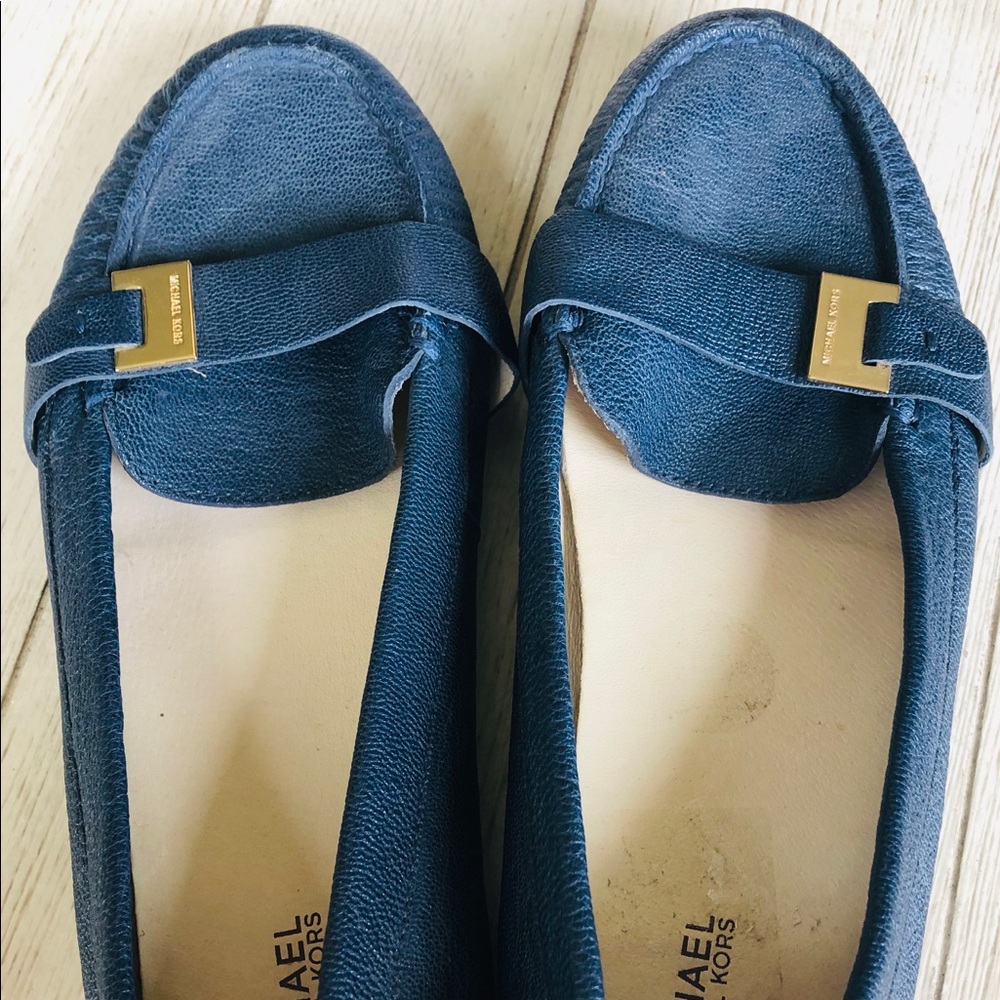 Michael Kors Navy Loafers
